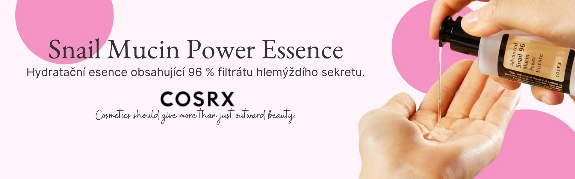 COSRX Snail Mucin Power Essence – hydratační esence se šnečím mucinem