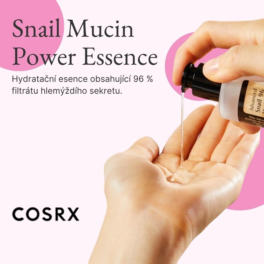 COSRX Snail Mucin Power Essence – hydratační esence se šnečím mucinem