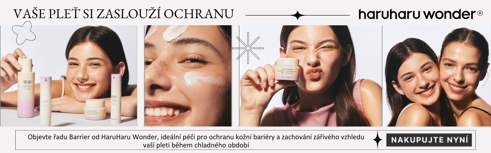 HaruHaru Wonder Barrier – ochrana a hydratace pleti