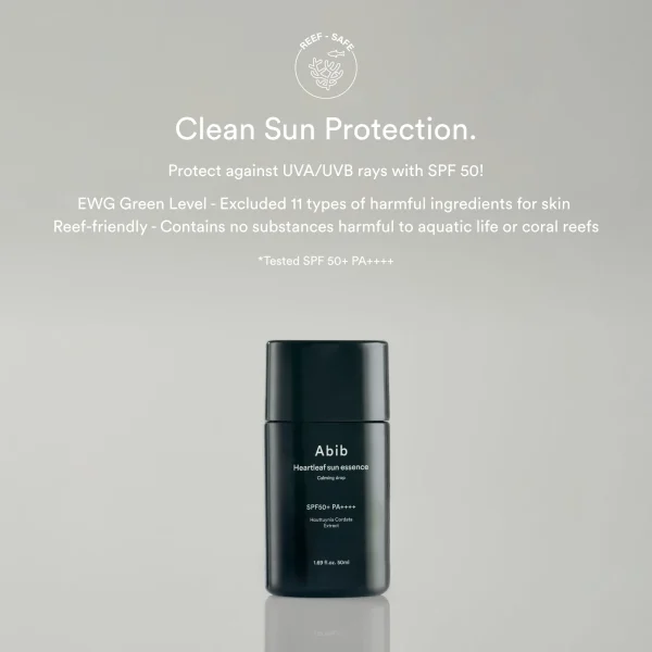 abib-heartleaf-sun-essence-calming-drop-spf50-pa-50ml-pic-2
