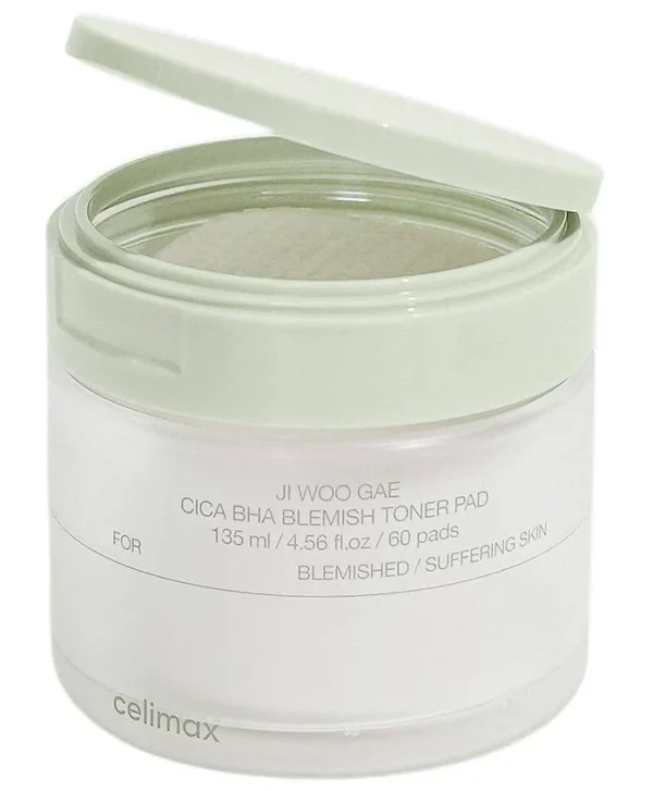 celimax-ji-woo-gae-cica-bha-blemish-toner-pad-60pads-pic-2