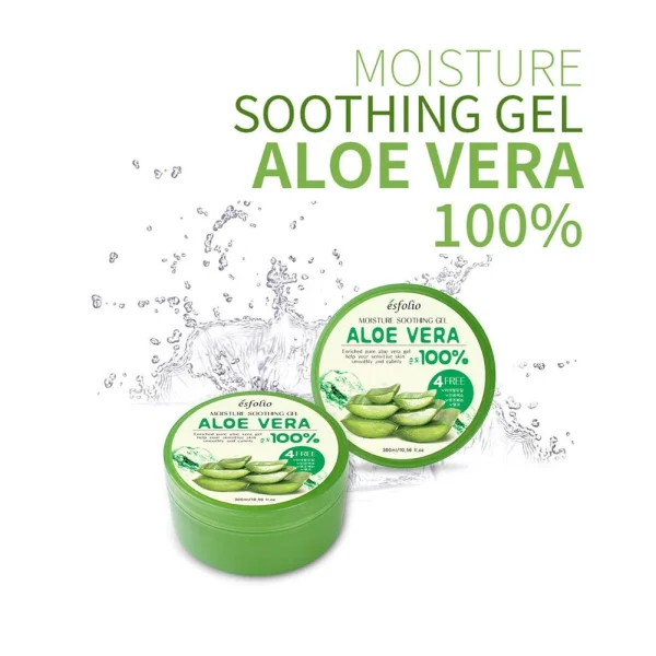 esfolio-moisture-soothing-gel-aloe-vera-100percent-300ml-pic-3