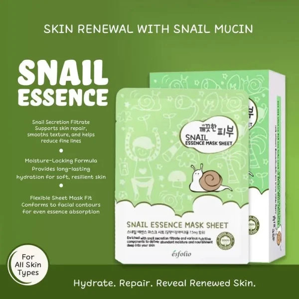 esfolio-pure-skin-snail-essence-mask-sheet-pic-1
