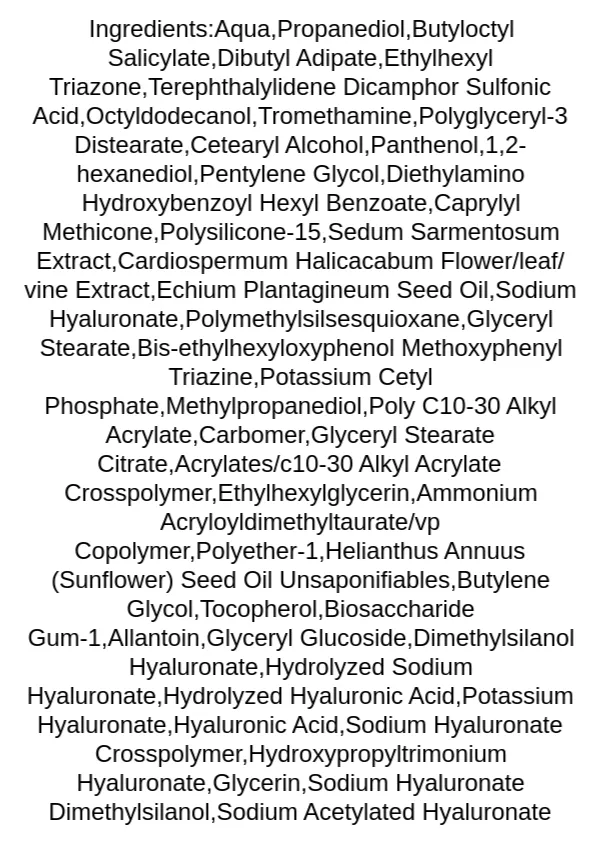 abib-sedum-hyaluron-sunscreen-protection-tube-ingredients
