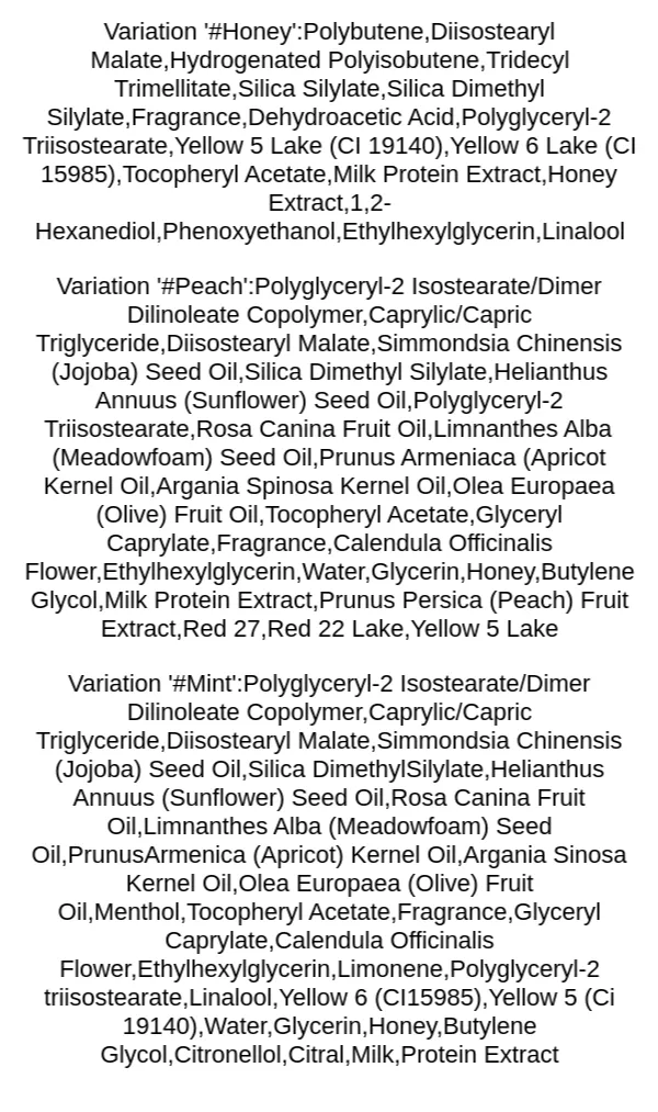 apieu-honey-and-milk-lip-oil-ingredients