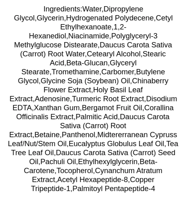aprilskin-carrotene-clarifying-cream-ingredients