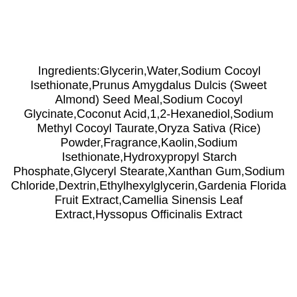 arencia-fresh-blue-hyssop-rice-mochi-cleanser-ingredients