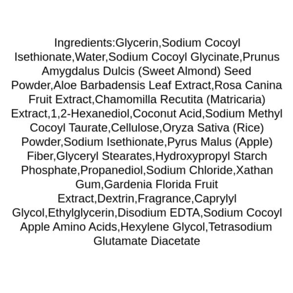 arencia-fresh-rosehip-rice-mochi-cleanser-ingredients