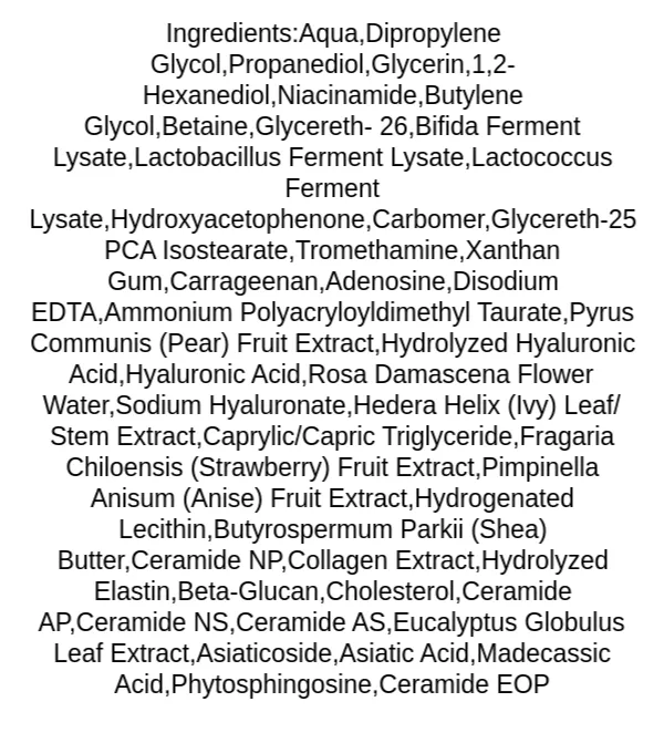 biodance-skin-glow-vital-ampoule-ingredients