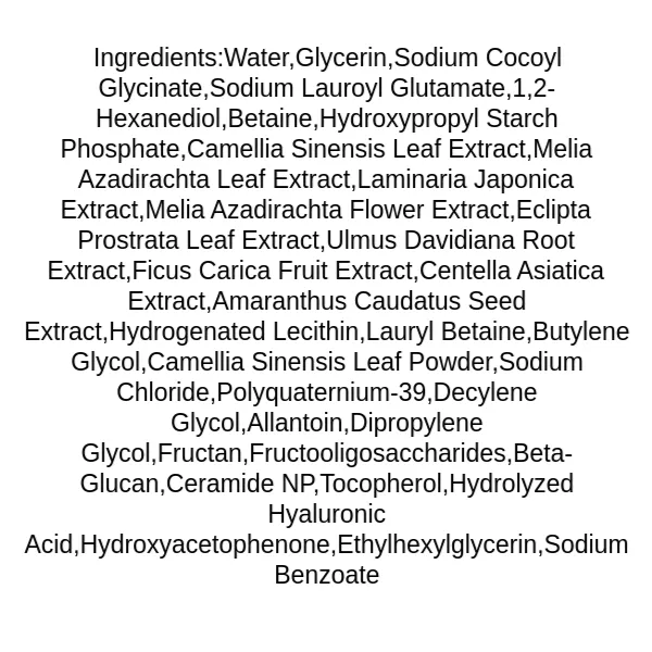 blab-matcha-hydrating-foam-cleanser-ingredients