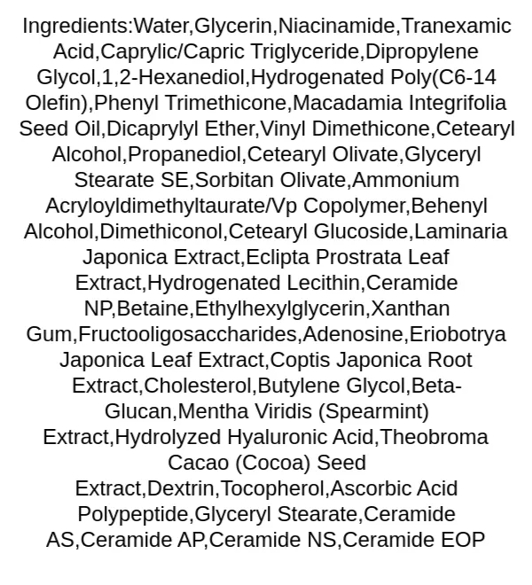 celimax-poredark-spot-brightening-cream-ingredients