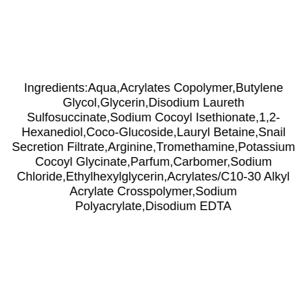 cosrx-advance-snail-mucin-gel-cleanser-ingredients