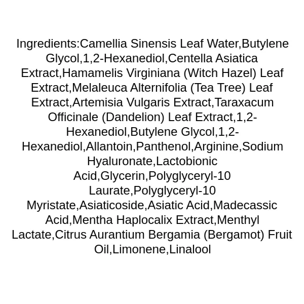 cosrx-one-step-green-calming-pad-ingredients