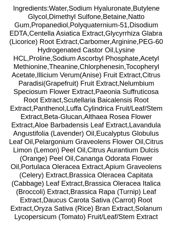dear-klairs-rich-moist-soothing-serum-ingredients