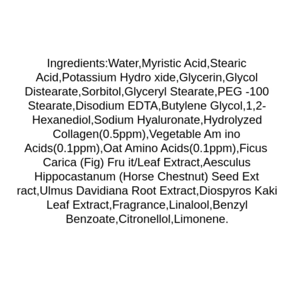 fortheskin-collagen-foam-cleansing-ingredients