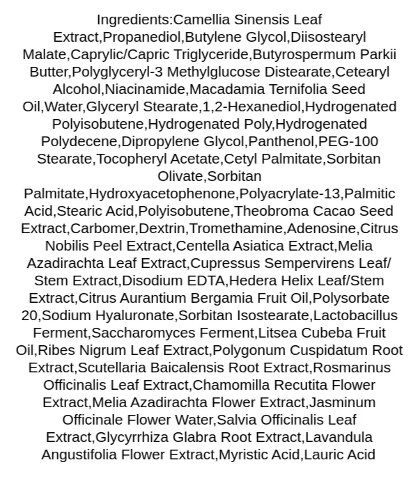 heimish-matcha-biome-intensive-repair-cream-ingredients