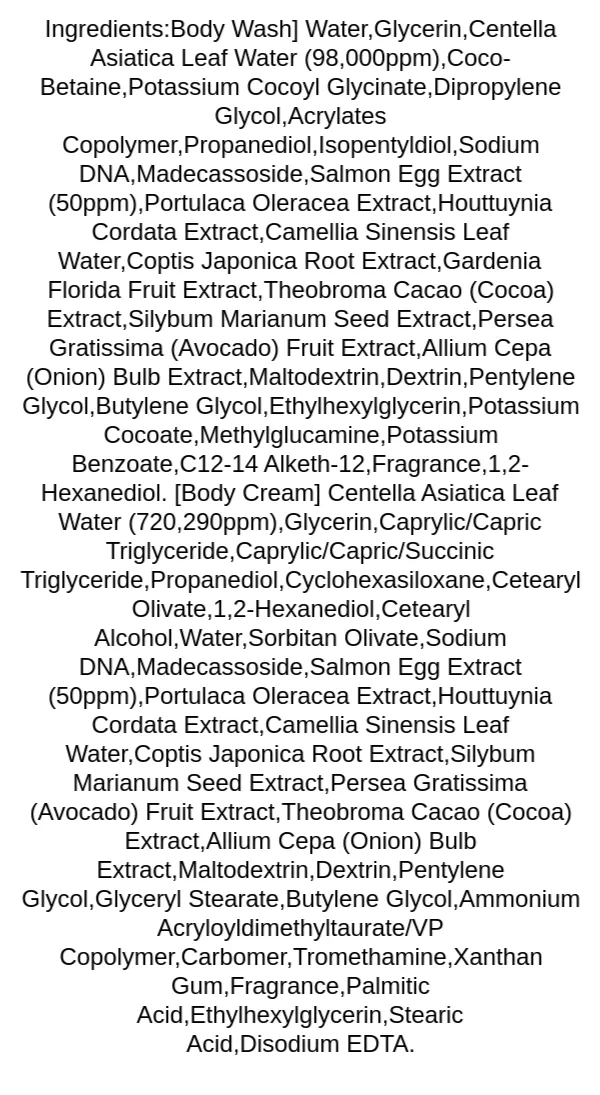 heveblue-salmon-fruity-centella-body-travel-kit-ingredients