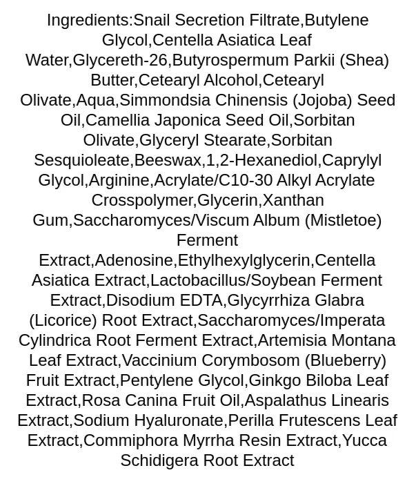 iunik-black-snail-restore-cream-ingredients