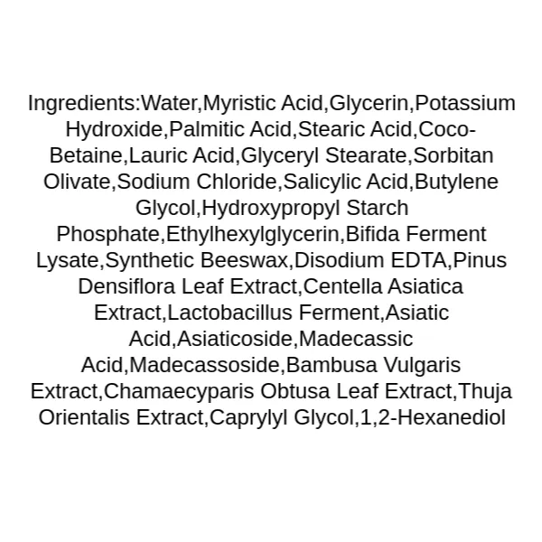 ksecret-seoul-1988-cleansing-foam-pine-cica-1percent-probiotics-ingredients
