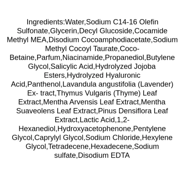 medicube-red-acne-body-wash-20-ingredients