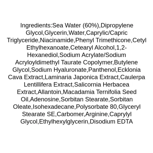 purito-hydro-wave-deep-sea-cream-ingredients