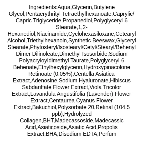 vt-cosmetics-vt-cica-reti-a-cream-005-ingredients