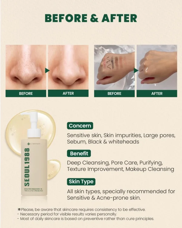 ksecret-seoul-1988-cleansing-oil-pine-cica-1percent-probiotics-200ml-pic-6