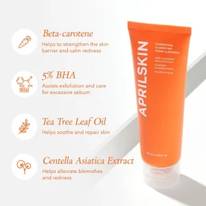 aprilskin-real-carrotene-acne-foam-cleanser-120ml-pic-1