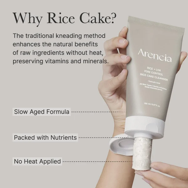 arencia-rice-lha-pore-control-rice-cake-cleanser-150g-pic-3