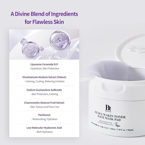 benton-guava-70-skin-toner-face-mask-pad-70pads-pic-2