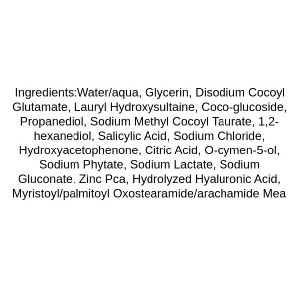 zeroid-pimprove-foaming-cleanser-ingredients