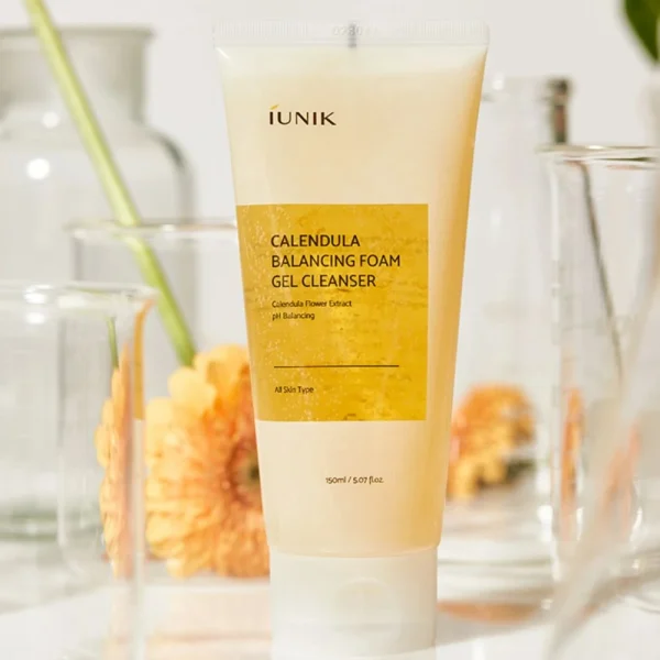 iunik-calendula-balancing-foam-gel-cleanser-150ml-pic-2