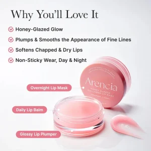 arencia-honey-glazed-collagen-lip-mask-15g-pic-1