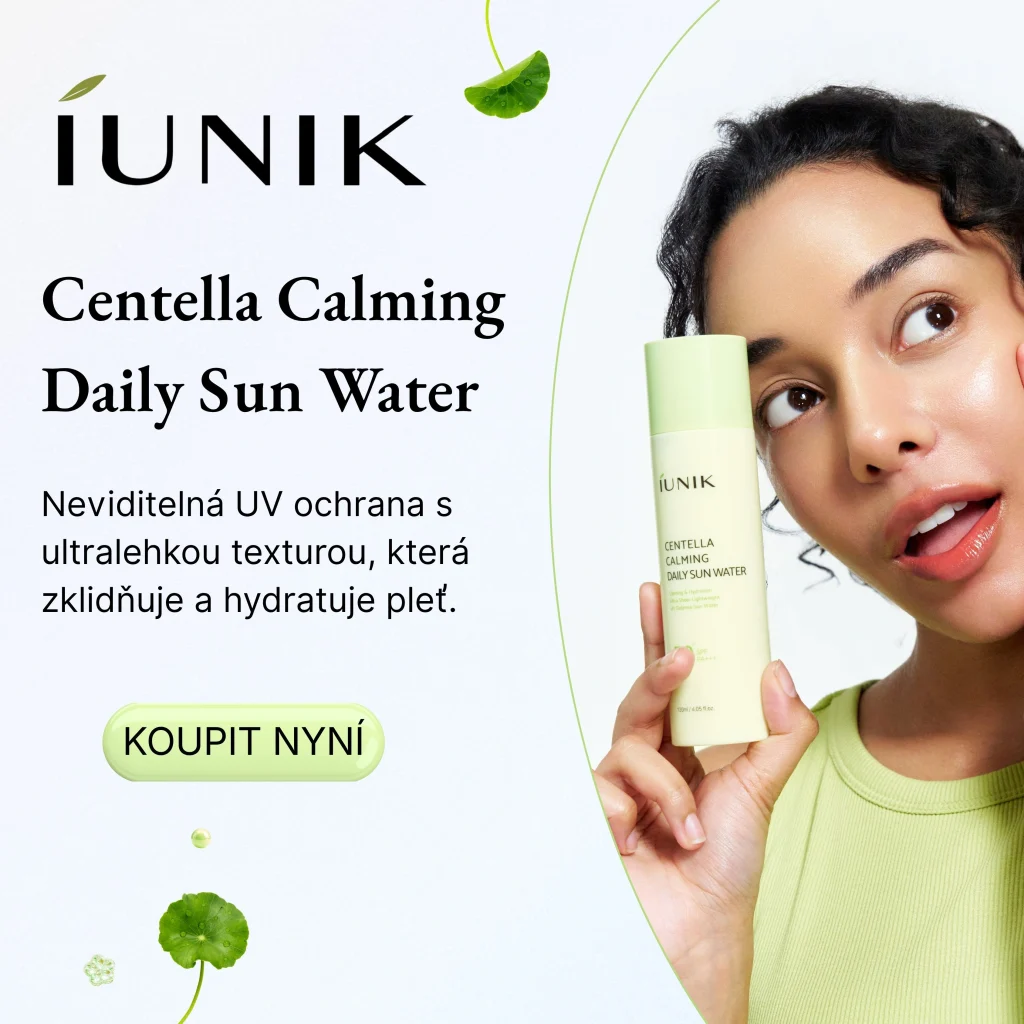 CZ_IUNIK_MOBILE iUNIK Centella Calming Daily Sun Water – lehká sluneční ochrana s pupečníkem asijským