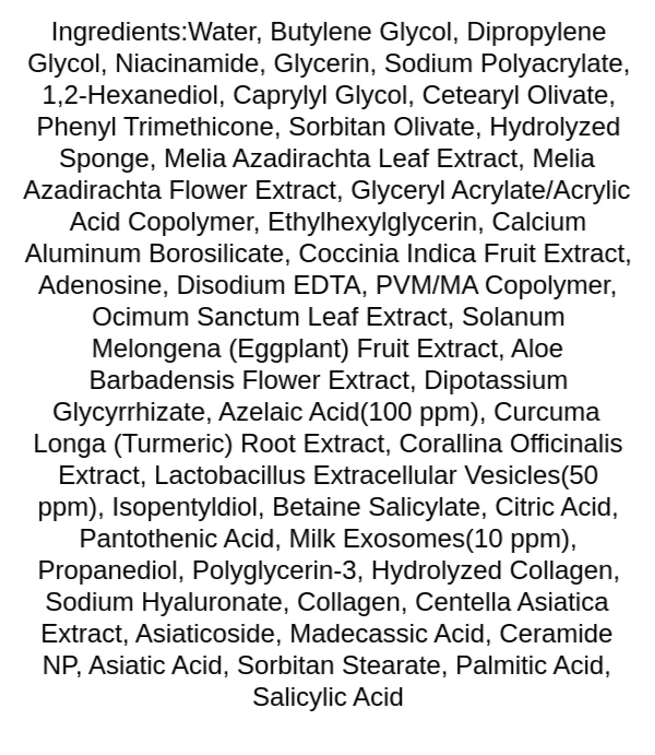 medicube-azelaic-acid-exosome-shot-2000-ingredients