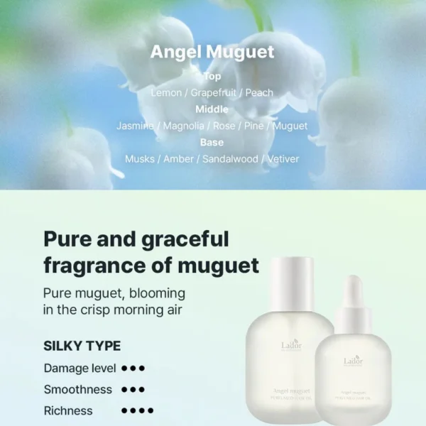 Lador - Perfumed Hair Oil Angel Muguet — foto 2