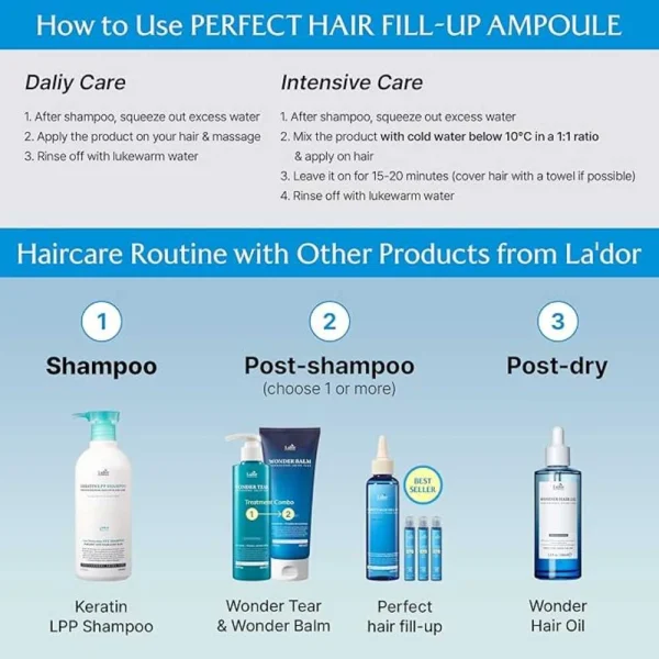 Lador - Perfect Hair Fill-up Ampoule — foto 4