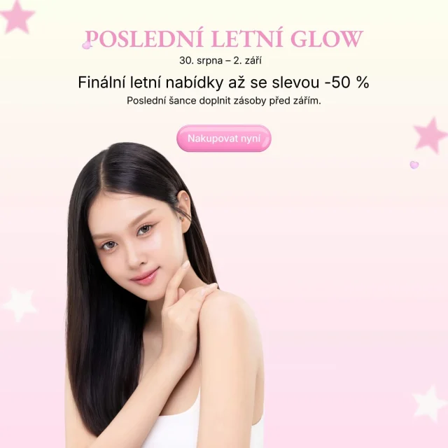 ✨Poslední šance využít letní nabídky!🌸V období 30. srpna – 2. září využij slevy až -50 % a vyber si své oblíbené produkty ještě před začátkem podzimu.🛍️✨

#skinguru24 #kbeauty #sale #kbeautysale #koreanskincare